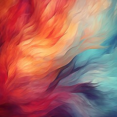 Abstract background of blue and orange colors. Design element for book covers, presentations layouts, title backgrounds. - obrazy, fototapety, plakaty