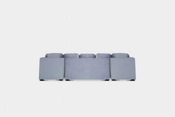 L shape grey modren sofa
