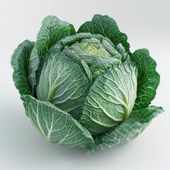 Obraz premium cabbage isolated on white