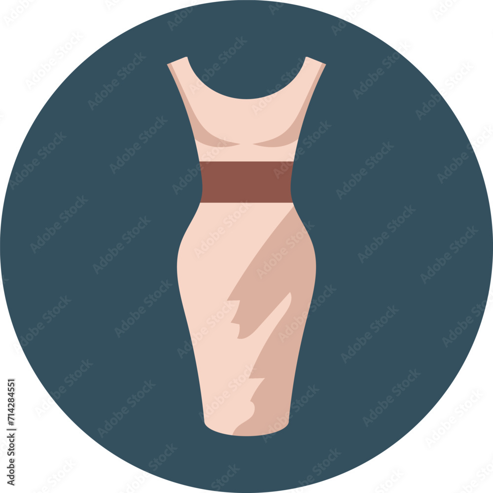 Wall mural fashion icon vector png. fashion dress icon png. craze, fad, mode, rage, style, laundry, vogue and clothing styles symbols design.