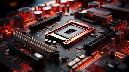 Computer Hardware Technology - Motherboard with