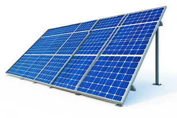 Environmental Elegance: Blue-Green Solar Array