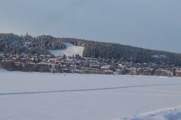 Obraz premium winter landscape in the mountains