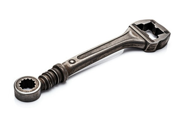 Wrench, isolated white background
