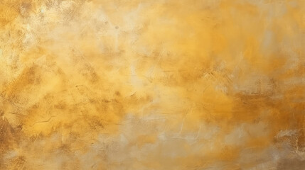 Yellow painted old grunge wall texture