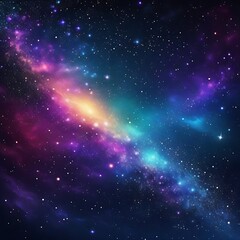 Obraz premium Universe space glitter background illustration cosmic celestial, sparkle astral, nebula comet universe space glitter background