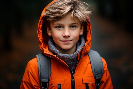 Happy Smiling Boy - Beautifully Radiant Expression of Joy and Delight from a Young Child