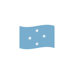 Flag of Micronesia Vector symbol