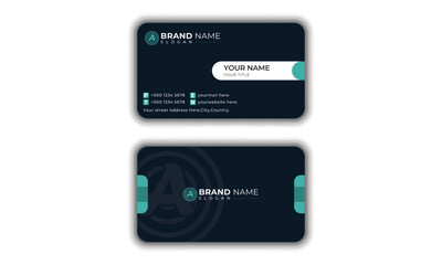 The new minimal business card design for your business 