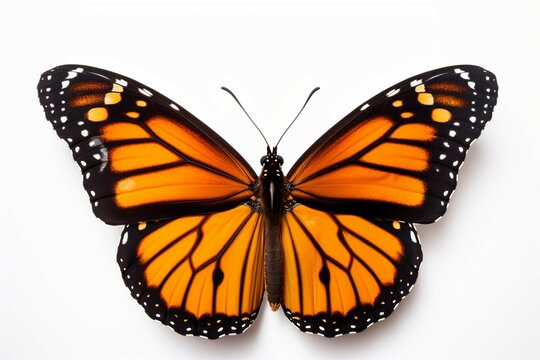 
Beautiful monarch butterfly isolated on a white background photography
