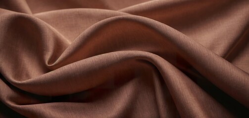 A close-up of a beige-colored organic fabric