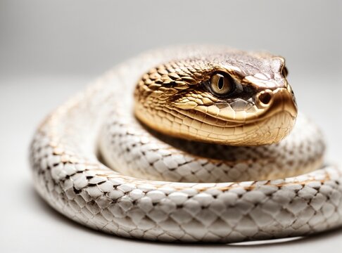 White Background Cobra