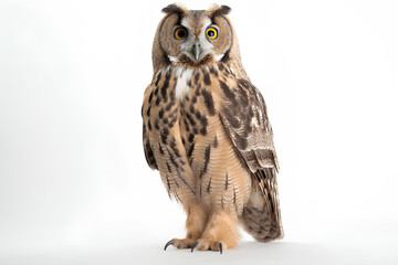 Naklejka premium great horned owl