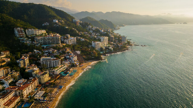 Puerto Vallarta aerial mexico riviera Nayarit mexican 