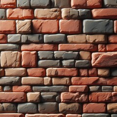 Obraz premium Time-Worn Majesty: Exploring the Charm of an Ancient Stone Wall