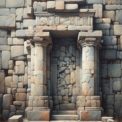 Time-Worn Majesty: Exploring the Charm of an Ancient Stone Wall