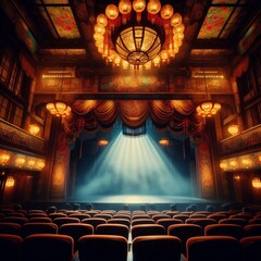 theatrical atmosphere