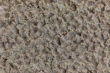 Abstract background wet sand close-up