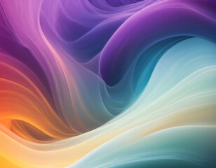 Obraz premium Vibrant Abstract Color Flow