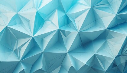 light blue polygonal geometric 3d surface
