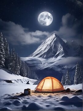 Camping In The Mountains