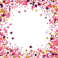 confetti, hearts, stars for promotions and events . party, diary, decorate, event. Vector illustration.