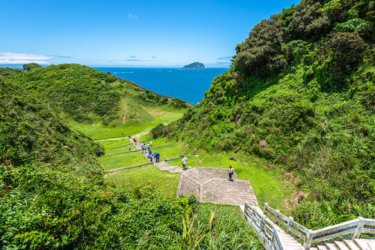 Wangyougu Trail is a scenic trails in northern Taiwan, Keelung City.