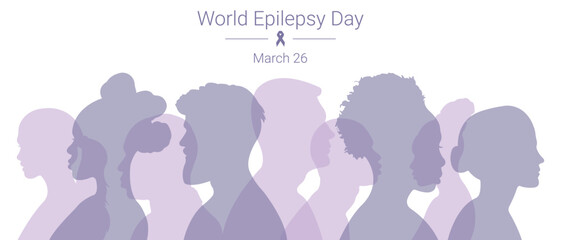 Epilepsy Day. Vector illustration.