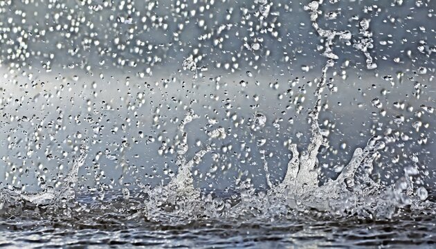 drops of water wet rain splash background © Trevin