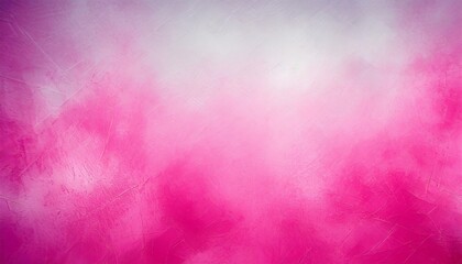 pink background texture for valentines day designs hot bright pink borders and faded soft distressed white center - obrazy, fototapety, plakaty