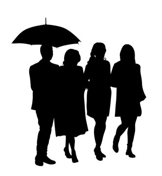 Sad family on funeral cemetery graveyard mourning deceased relative vector silhouette illustration isolated. Featuring people weeping broken hart. Last good bye for dead relevant, farewell and RIP.