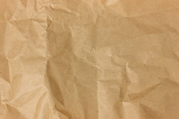 Crumpled paper texture. Wrapping paper.