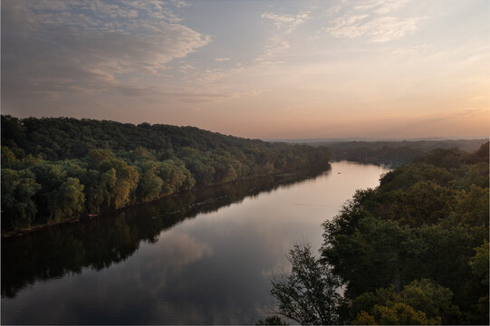 Sunset on the Potomac River