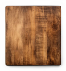 A high-quality image showcasing a polished, wooden cutting board with a rich, grainy texture and a handle for easy grip.