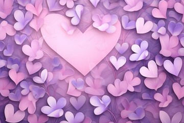 beautiful watercolor floral background for valentine's day. valentine's day greeting card design with pink flowers