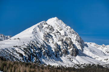 Fototapeta premium snow covered mountain