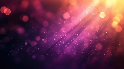 abstract background with bokeh, A vivid and sparkling light show with blurred lines and particles, suggesting a magical cyber experience..