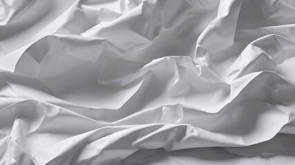 Obraz premium Crumpled white paperboard