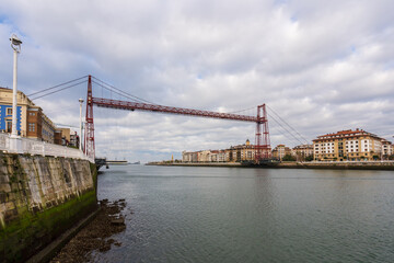 The Vizcaya Bridge, or Puente Colgante (“Hanging Bridge”) in Portugalete, Spain
