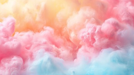 Cotton candy background