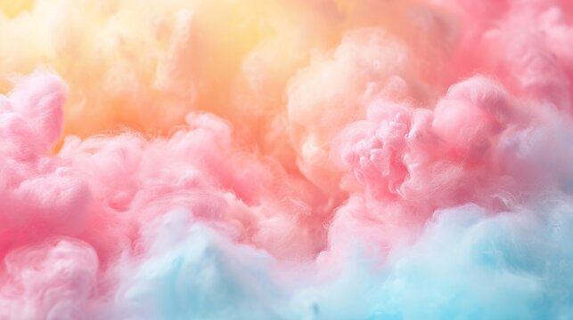 Cotton candy background
