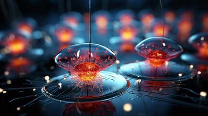 Fototapeta na wymiar NanoMed Wonders: Illuminating Healthcare Through 3D Nanotechnology