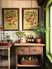 Vintage Orchard Paint Techniques: A Captivating Reflection of Vintage Farmhouse Charm in the Wall Art Series