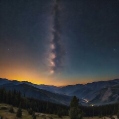 Obraz premium Starry night sky