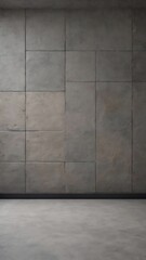 Cement wall and floor for copy space