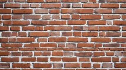 Fototapeta premium Brick wall painted in white