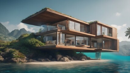 Home in water Background Very cool
