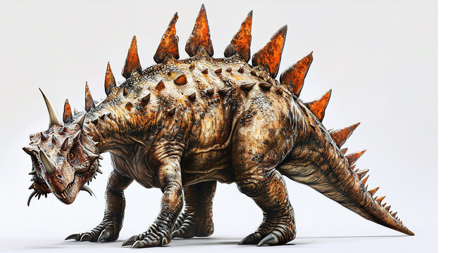 ステゴサウルスのイメージ - image of Stegosaurus - No4-2 Generative AI