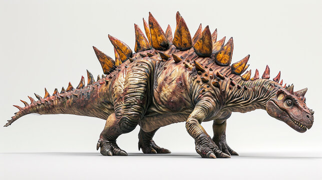 ステゴサウルスのイメージ - image of Stegosaurus - No4-8 Generative AI