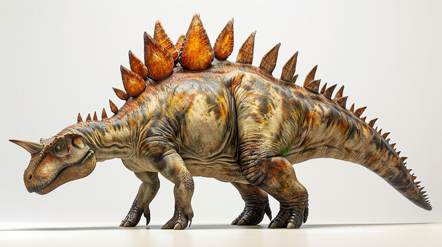 ステゴサウルスのイメージ - image of Stegosaurus - No4-9 Generative AI